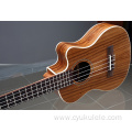 Tiger grain acacia ukulele custom